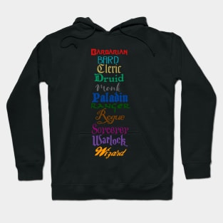 RPG Classes Hoodie